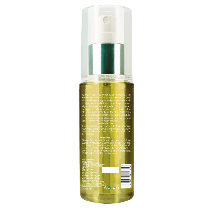 Jovees – GREEN TEA TONER (100mL) - Image 2