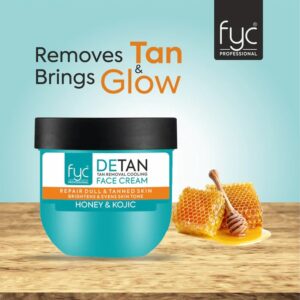FYC Professional – Detan Tan Removal Cooling Face Cream Honey & Kojic (400g)