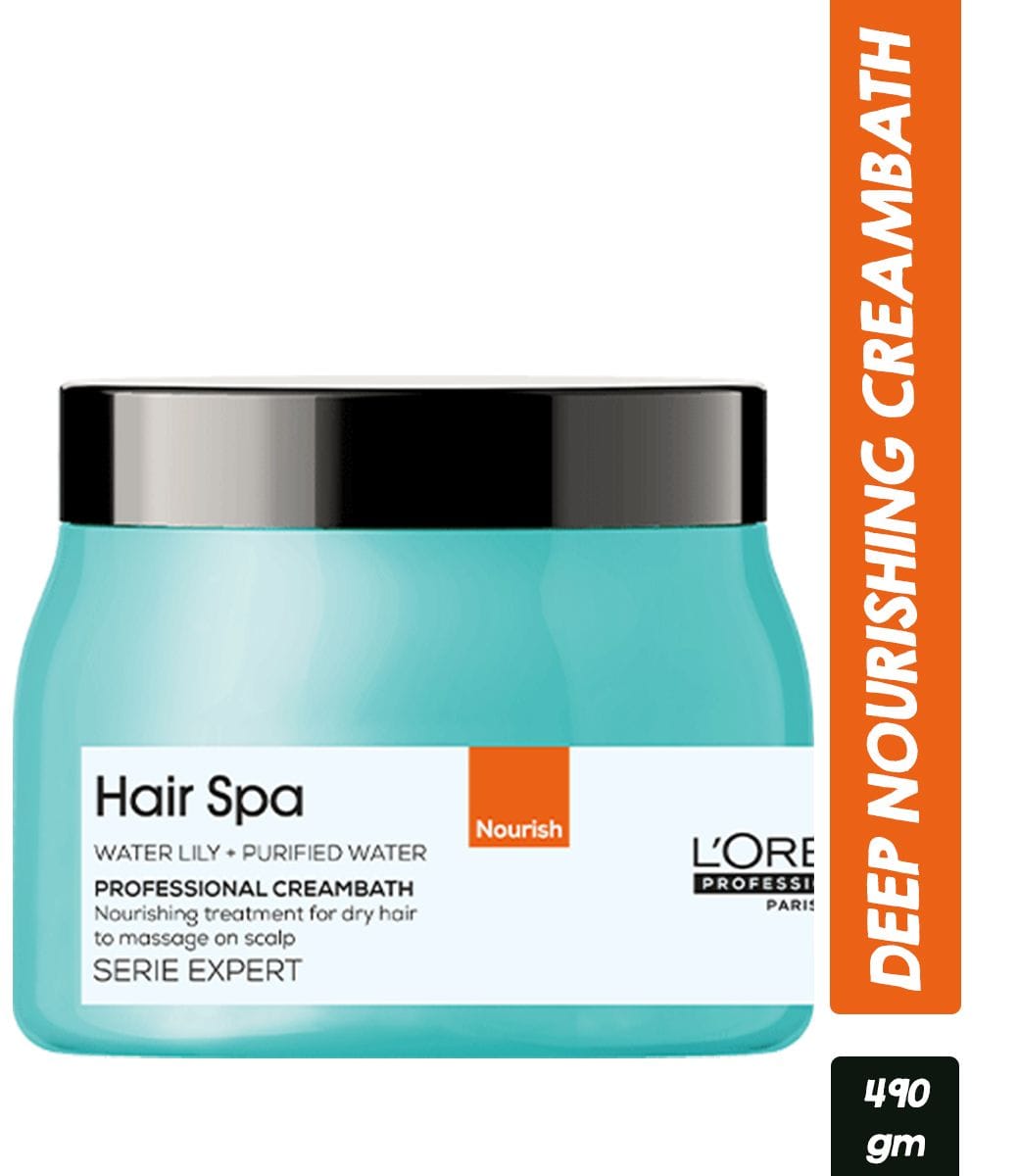 Loreal Professionnel – Nourish Water Lily + Purified Water Professional Cream Bath Serie Expert (490g)