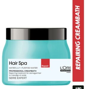 Loreal Professionnel – Repair Water Lily + Purified Water Professional Creambath Hair Spa (490g)