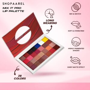 Shopaarel – Mix it Pro Lip Palette ( 28 Shades)