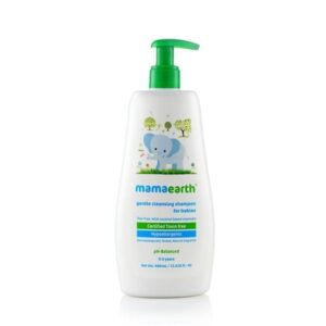 Mamaearth – Gentle Cleansing Shampoo for Babies 0-5 Years (400mL)