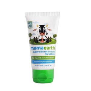Mamaearth – Milky Soft Face Cream for Babies with Milk Protein Murumuru Butter (60g)