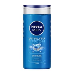 NIVEA – Vitality Fresh Shower Gel With Ocean Minerals For Body, Face & Hair (250mL)
