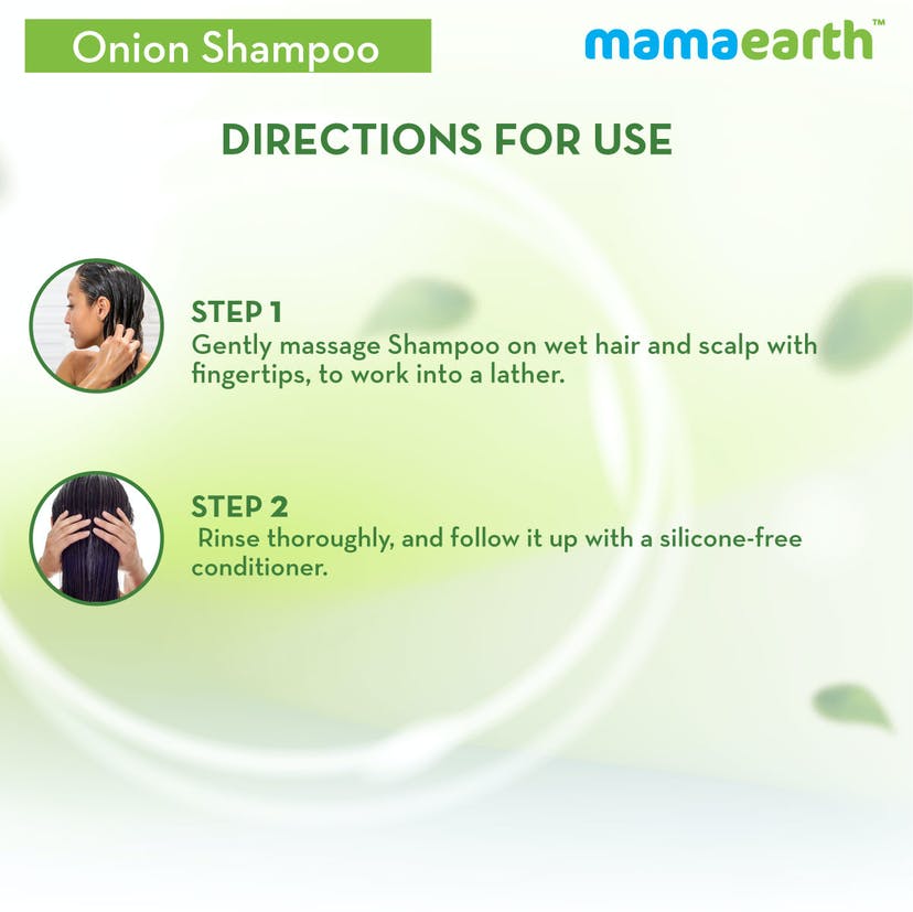 Mamaearth Onion Shampoo for Hair Growth and Hair Fall Control with Onion Oil and Plant Keratin (400mL) - Image 7