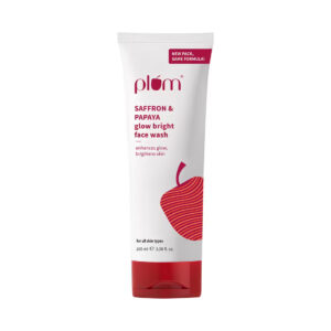 Plum – Saffron & Papaya Glow Bright Face Wash (100ML)