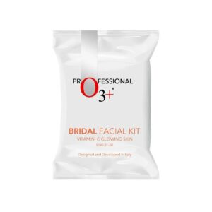 O3+ – Bridal Facial Kit Vitamin C Glowing Skin (Single Use) [73ML+79g]