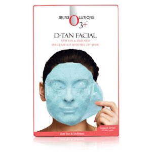 O3+ – D – Tan Facial Anti Tan & Dullness Single Use Kit With Peel Off Mask