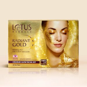 Lotus Herbals – Radiant Gold Cellular Glow Facial Kit