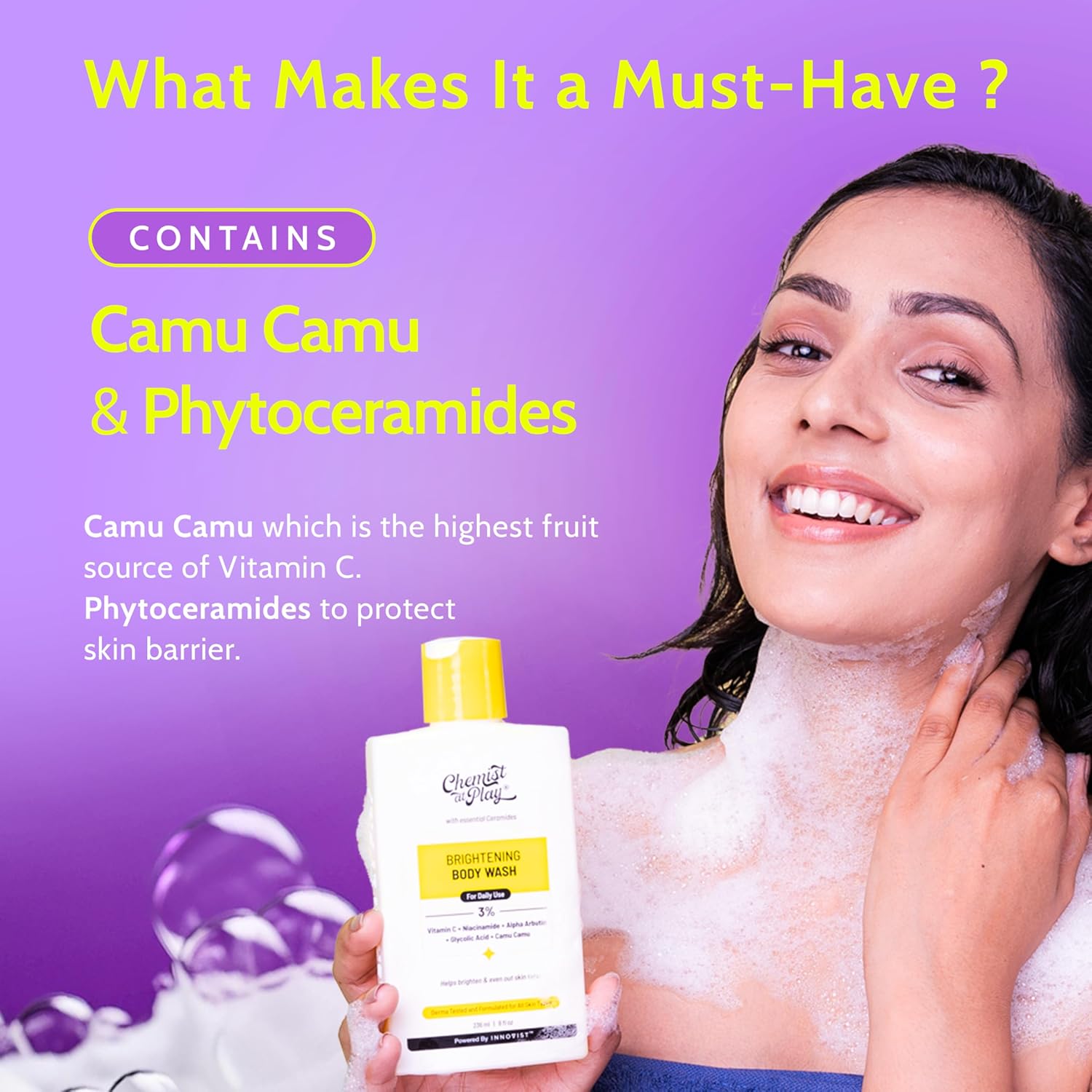 Chemist At Play – Brightening Body Wash (236ML) - Image 6