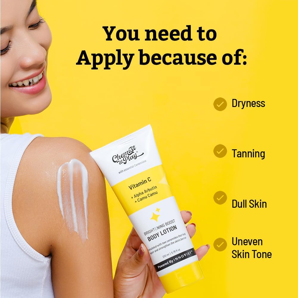Chemist At Play – Vitamin C Brightening Boost Body Lotion (200ML) - Image 7