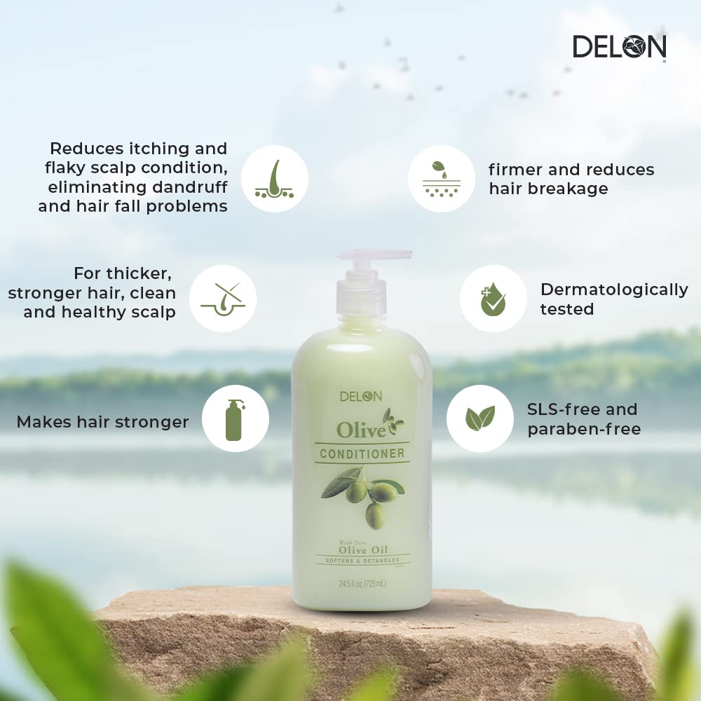 Delon – Olive Conditioner (725ML) - Image 7