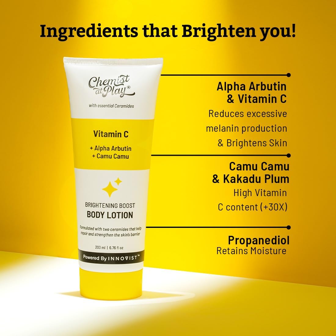 Chemist At Play – Vitamin C Brightening Boost Body Lotion (200ML) - Image 6
