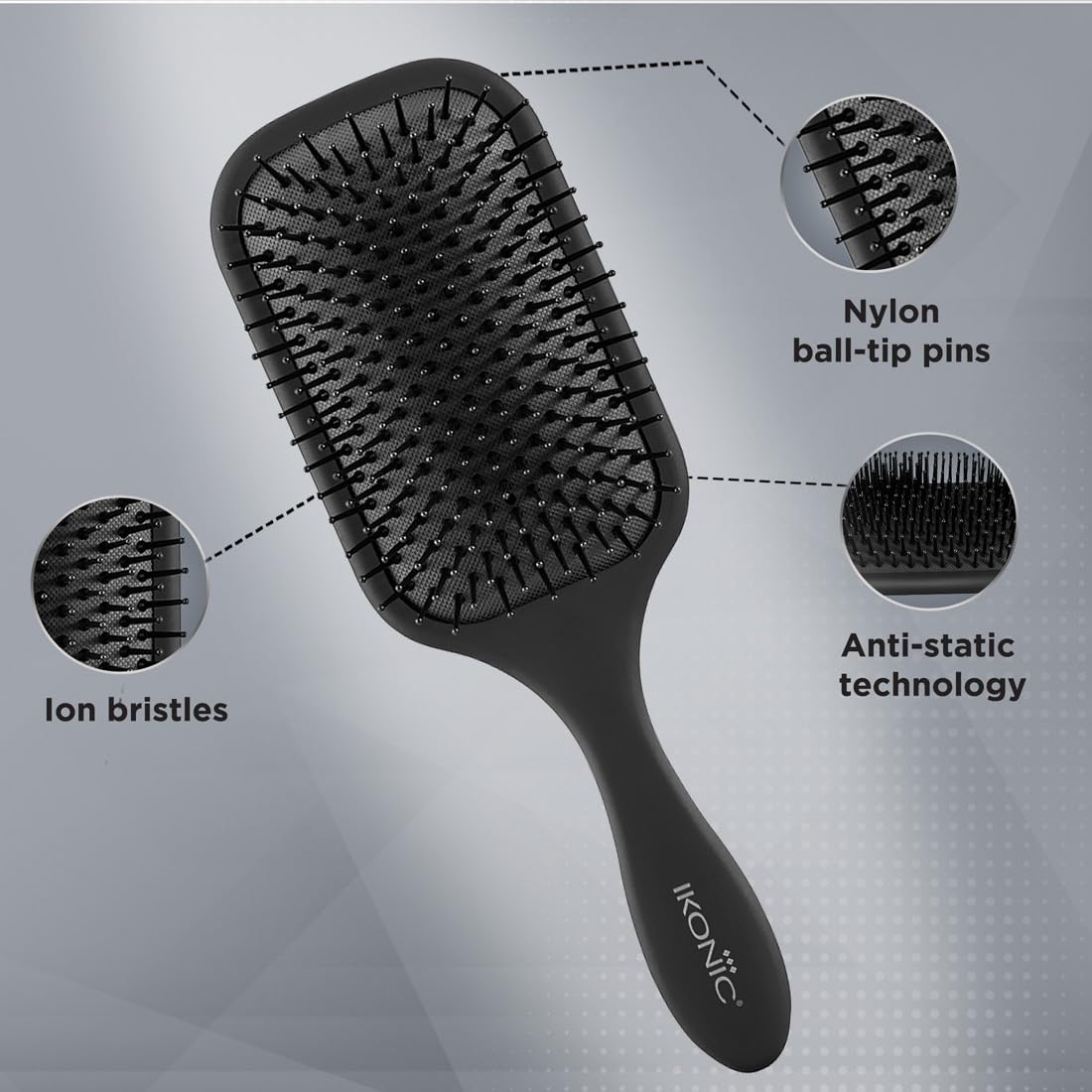 Ikonic Professional – Big Paddle Brush - Image 3