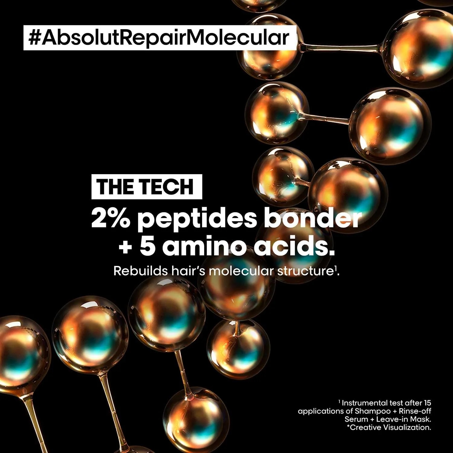Loreal Professionnel – Absolut Repair Molecular Professional Shampoo (1500ML) - Image 4