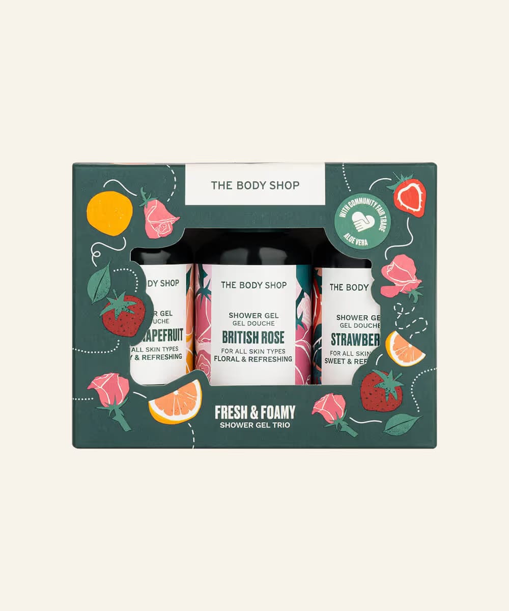 The Body Shop – Fresh & Foamy Shower Gel Trio