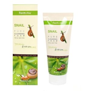 Farmstay – Snail Pure Cleansing Foam (180ml)