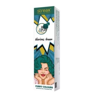 Streax Professional – Hold & Play Funky Colours – Glorious Green (100gm)