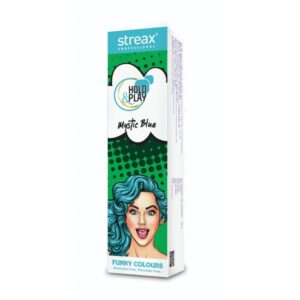 Streax Professional – Hold & Play Funky Colours – Mystic Blue (100g)
