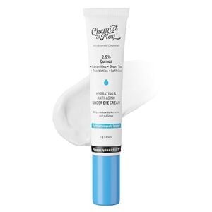 Chemist At Play – 2.5% Quinoa +Ceramides + Green Tea + Postbiotics + Caffeine Under Eye Cream (15g)