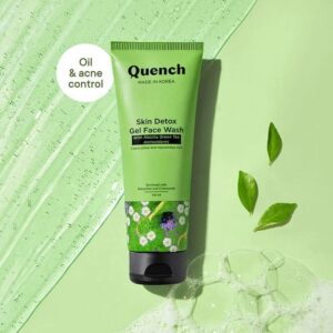 Quench – Skin Detox Gel Face Wash With Matcha Green Tea Antioxidants (100ML) [BUY1 GET 1]